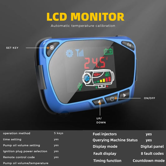 Calefactor Diesel Portátil 8KW Sunster – Rápido, Seguro y Silencioso