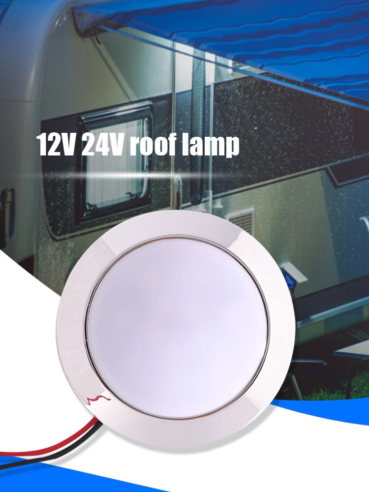 Luz LED Empotrable 12V para RV y Camper