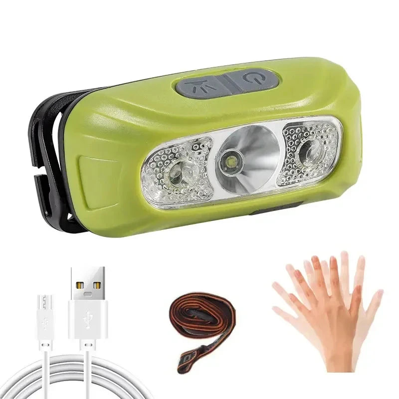 Lampe frontale LED rechargeable