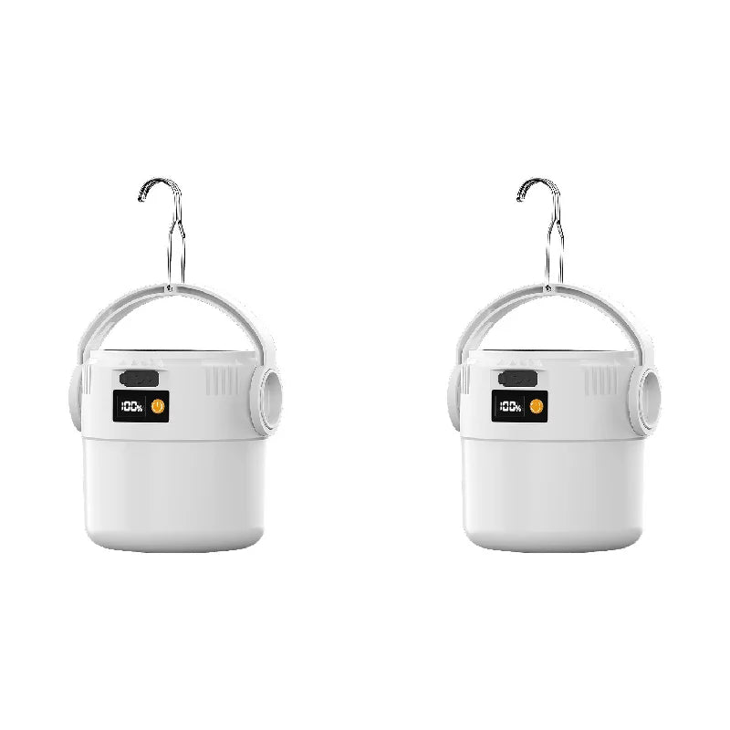Lampe Solaire Camping - LED Rechargeable + Crochet + 3 Modes (Portable)