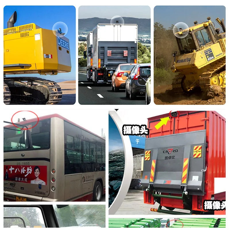 Cámara de Marcha Atrás Solar Inalámbrica con Monitor 5”