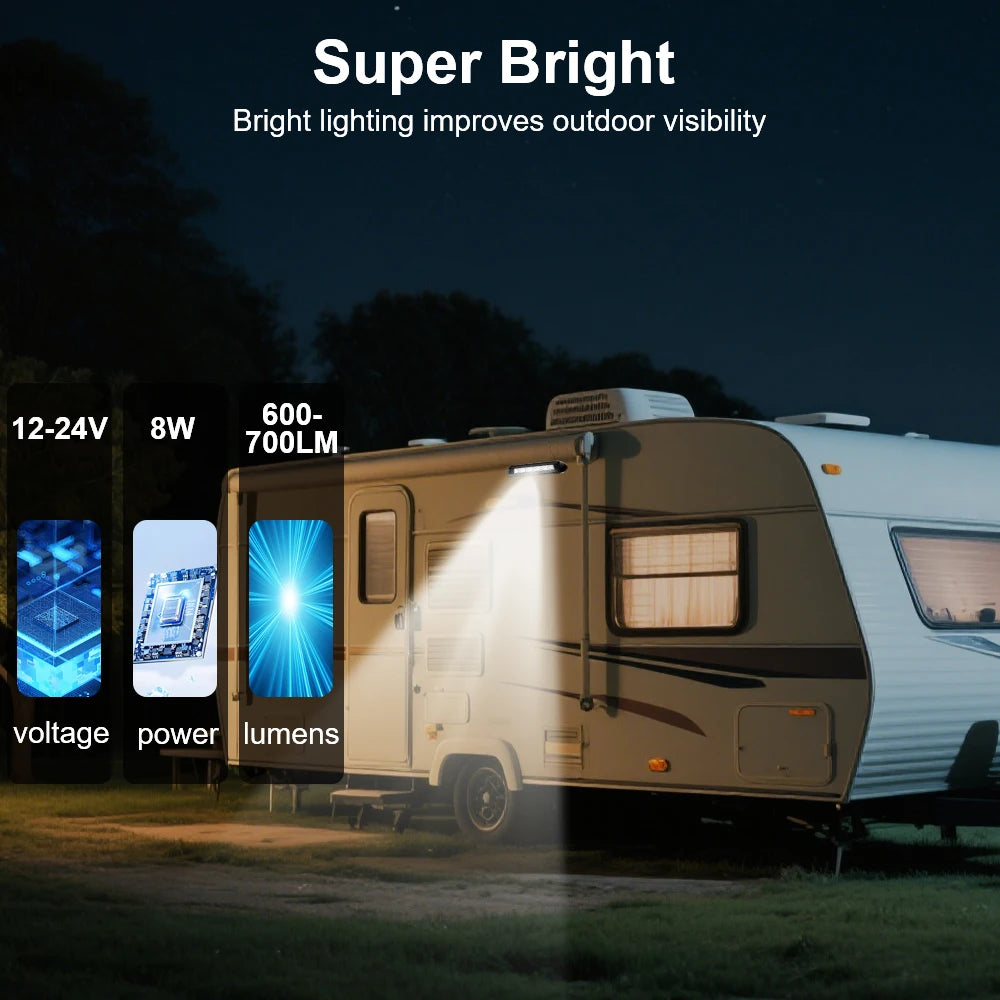 Luz LED de Toldo para RV y Camper 12V/24V