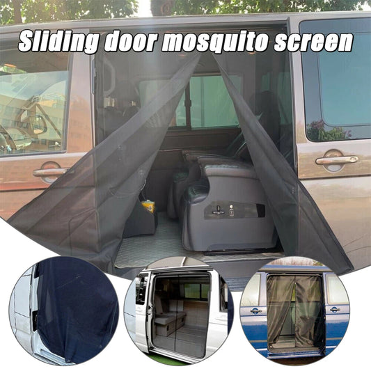 Moustiquaire Magnétique Porte Coulissante pour VW Transporter T5/T6 - · Anti-Moustiques · Ventilation Totale · Aimant Puissant