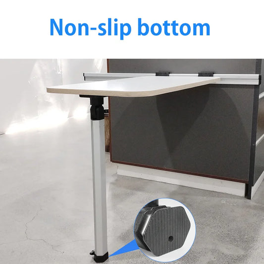 Mesa Plegable para Camper y Autocaravana con Pata Regulable | Mesa Interior RV Giratoria y Desmontable