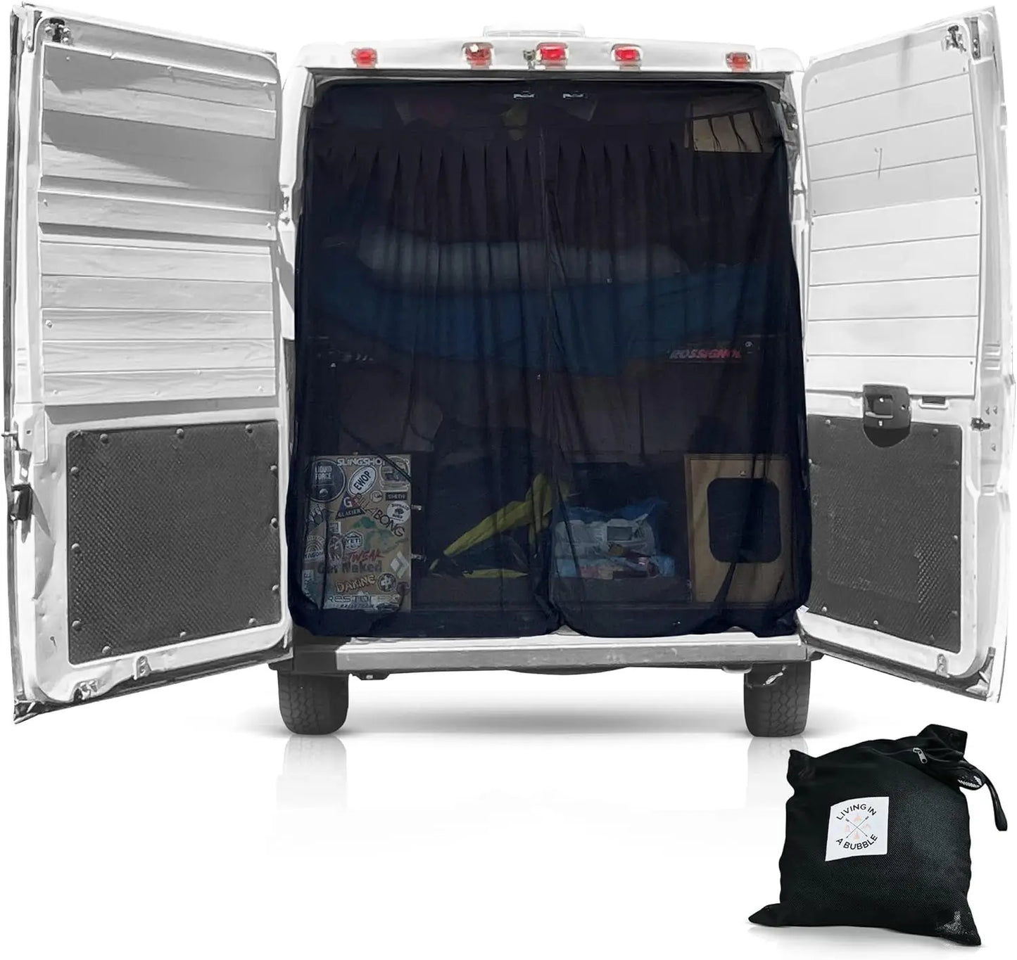 Moustiquaire Universelle - Mercedes Sprinter / Ford Transit / RAM ProMaster Toit Surélevé · Ventilation · Anti-Insectes · Magnétique