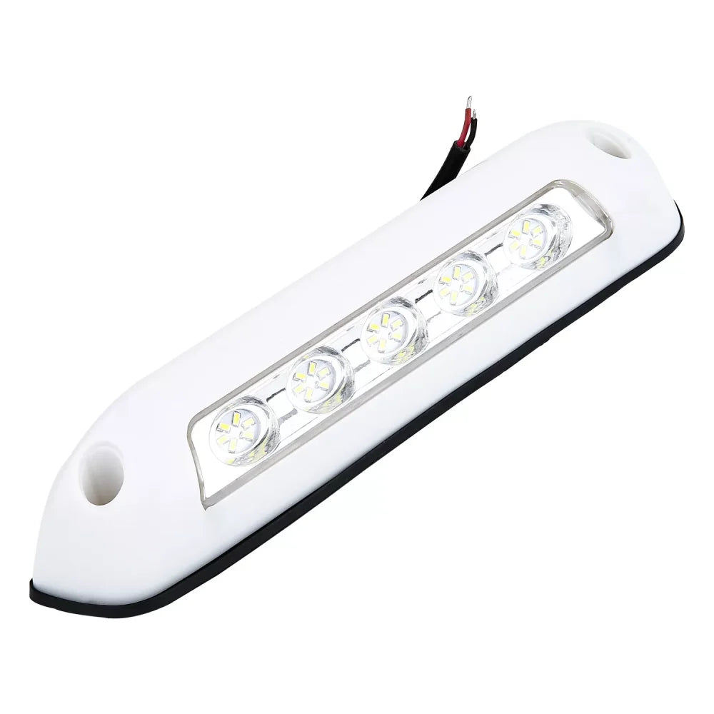 Luz LED para Toldos de Camper, Caravana y Motorhome – 12V, 5 LEDs, Blanco 6000K, IP67
