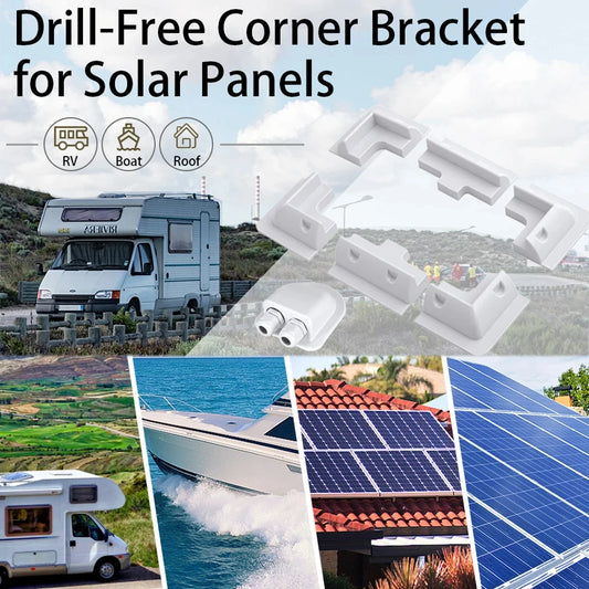Kit de Fijación para Panel Solar en Autocaravana y Barco
