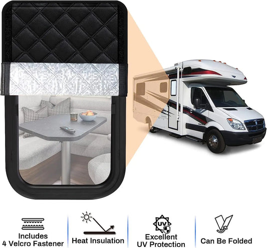 Pare-soleil pour porte et fenêtre de camping-car