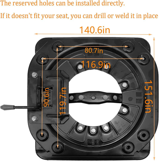 Base Giratoria 360° Mercedes Sprinter, Ford Transit, Volkswagen Multivan / Transporter