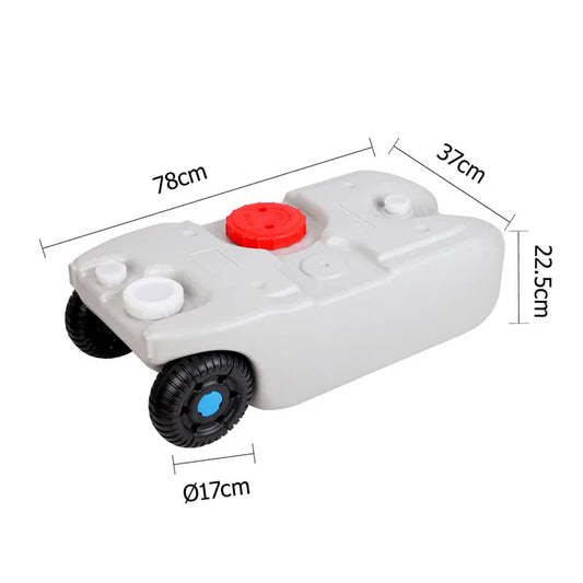 Depósito de Agua Limpia 40L para Autocaravana y Camper – Uso Interior y Exterior