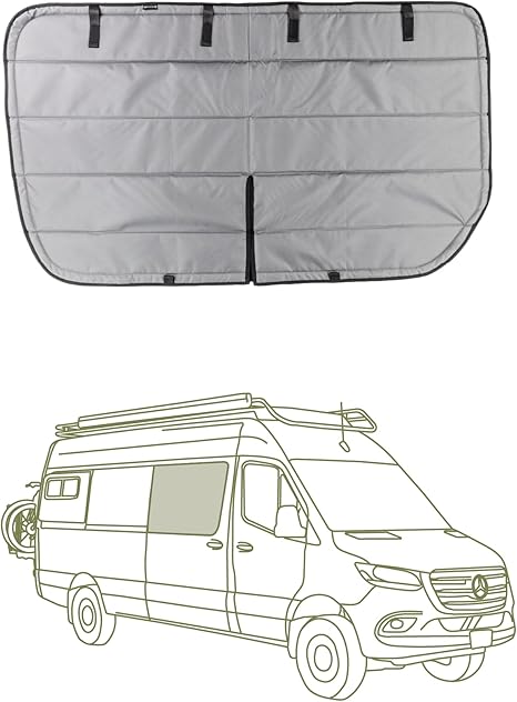 Mercedes-Benz NCV3 (años 2007 a 2018)- Cubiertas opacas magnéticas - gris frío