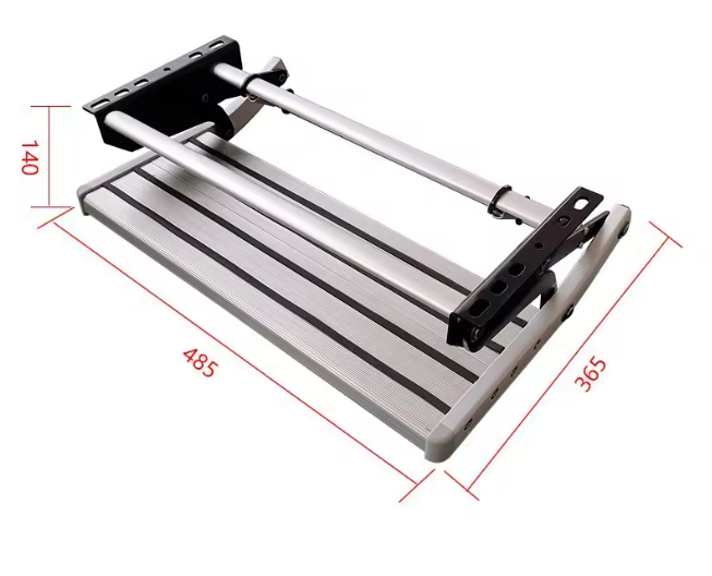 Escalón de entrada retráctil manual