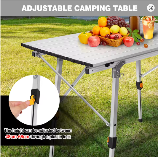 Mesa de camping ultraligera
