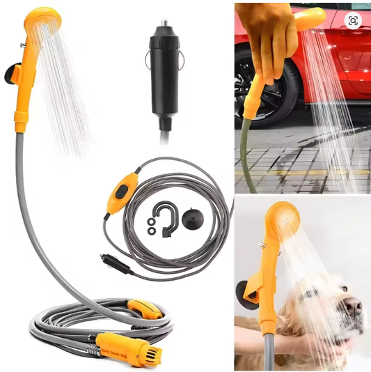 Bomba de Ducha Portátil 12V para Coche, Caravana y Camping