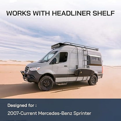 Mercedes-Benz Sprinter High Roof Van 2007-2026 - Cubierta de estante para