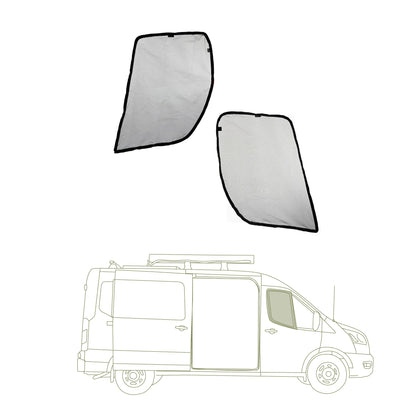 Fermeture magnétique avec moustiquaire coulissante pour portes conçue pour Ford Transit
