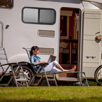Ventana Lateral para RV con Marco de Aluminio y Vidrio Templado