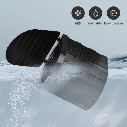 WC Portátil Plegable con Tapa | Inodoro de Viaje Compacto y Multifunción | Hasta 180 kg