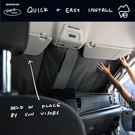 Ford Transit +2015 a 2026 - Aislamiento térmico color gris carbón