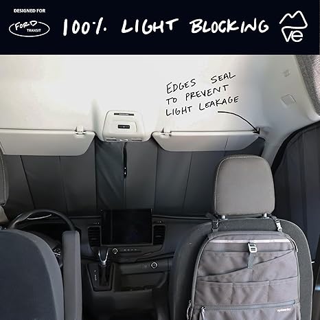 Ford Transit +2015 a 2026 - Aislamiento térmico color gris carbón