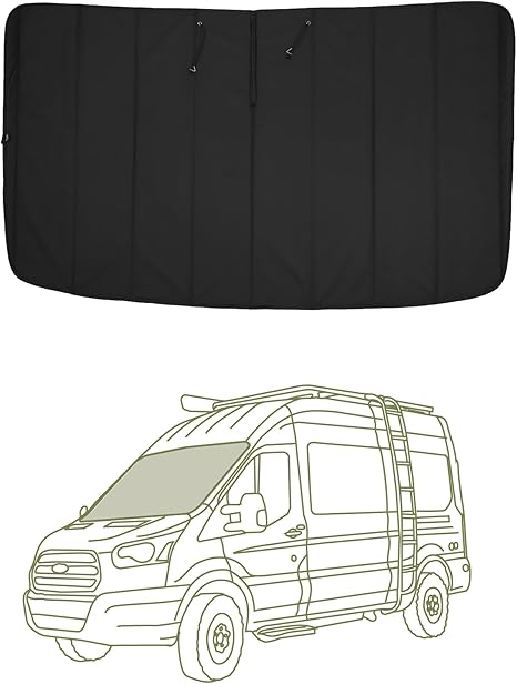 Ford Transit +2015 a 2026 - Aislamiento térmico color gris carbón