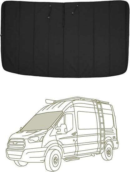 Ford Transit +2015 a 2026 - Aislamiento térmico color gris carbón