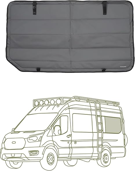 Ford Transit +2015 a 2026 - Aislamiento térmico color gris carbón