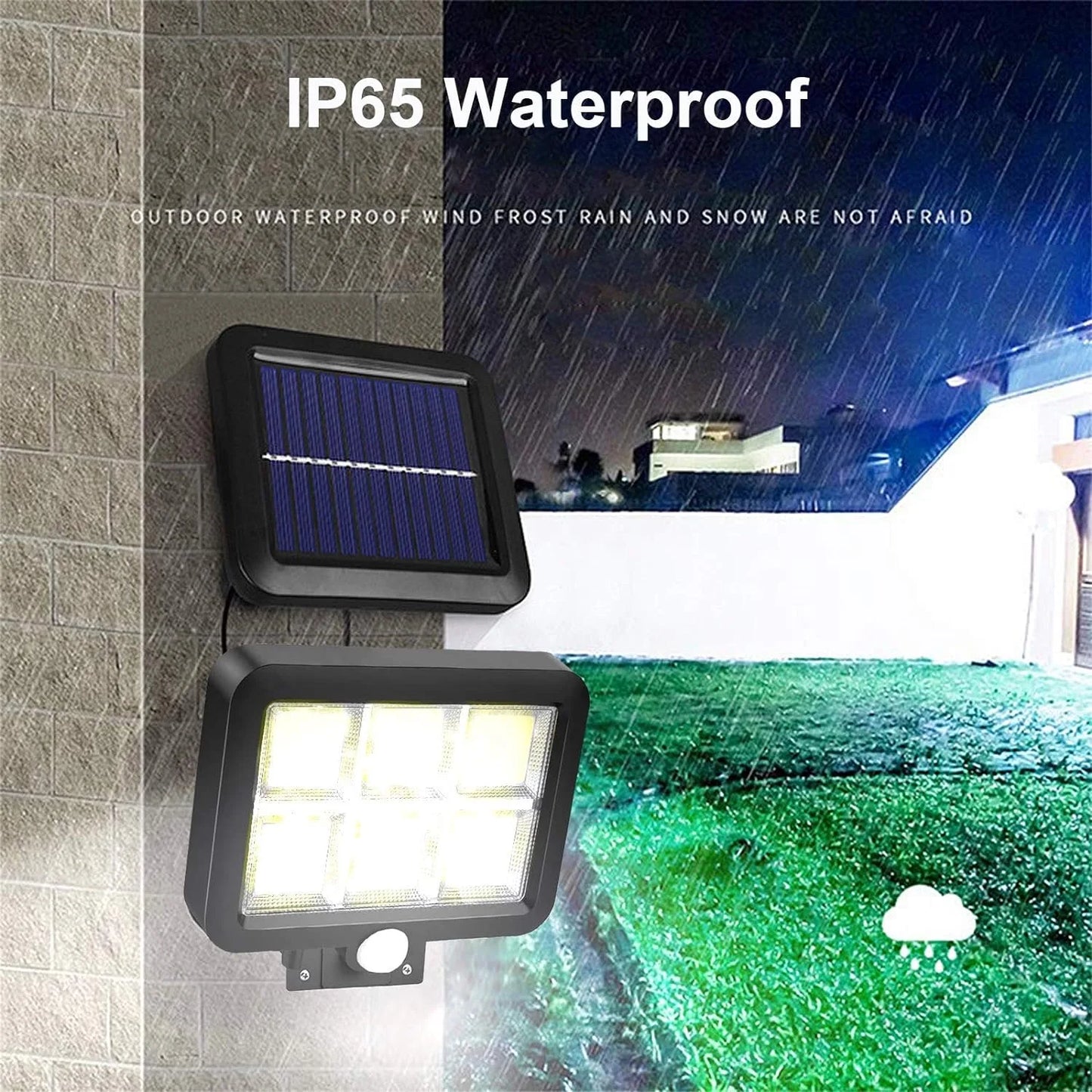 Solar LED Light with Motion Sensor