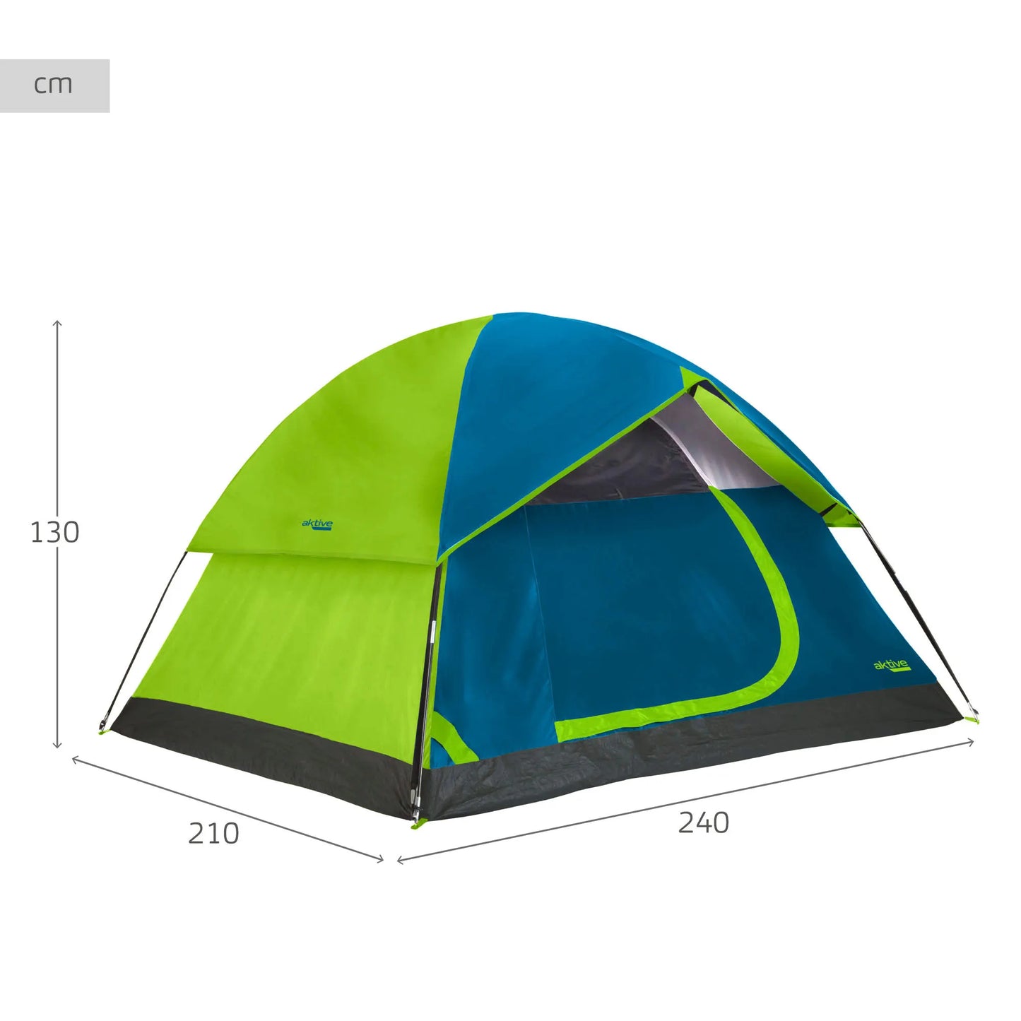 AKTIVE 4 Person Tent | Double Roof | 3-4 Season Igloo
