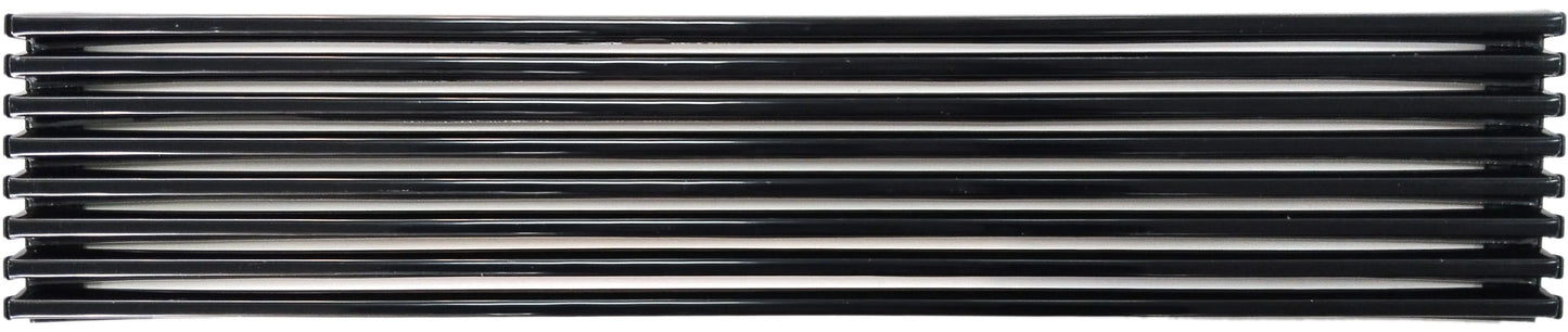 Grille de ventilation noire 60 x 12 x 2 cm
