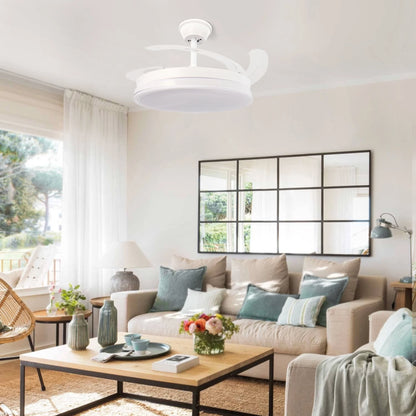 Ventilador de Techo con Luz LED Regulable y Mando