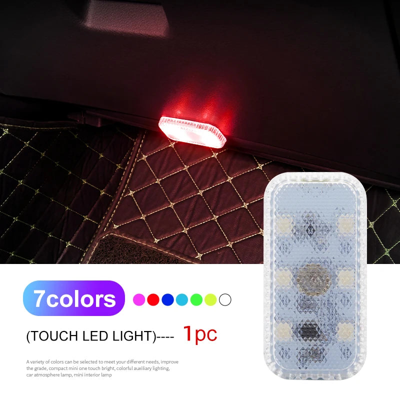 Mini Luz LED Táctil para Coche o Camper – Recargable USB