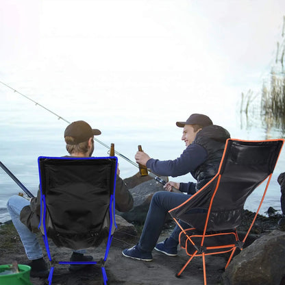 Chaise Pliante Aluminium - Légère + Compacte pour Camping, Plage et VR (65x40cm)