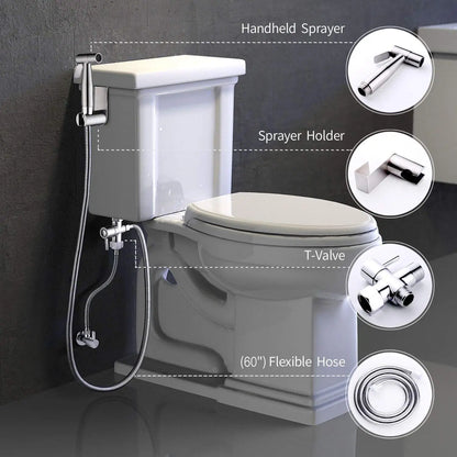Hygienic Handheld Shower for Toilet