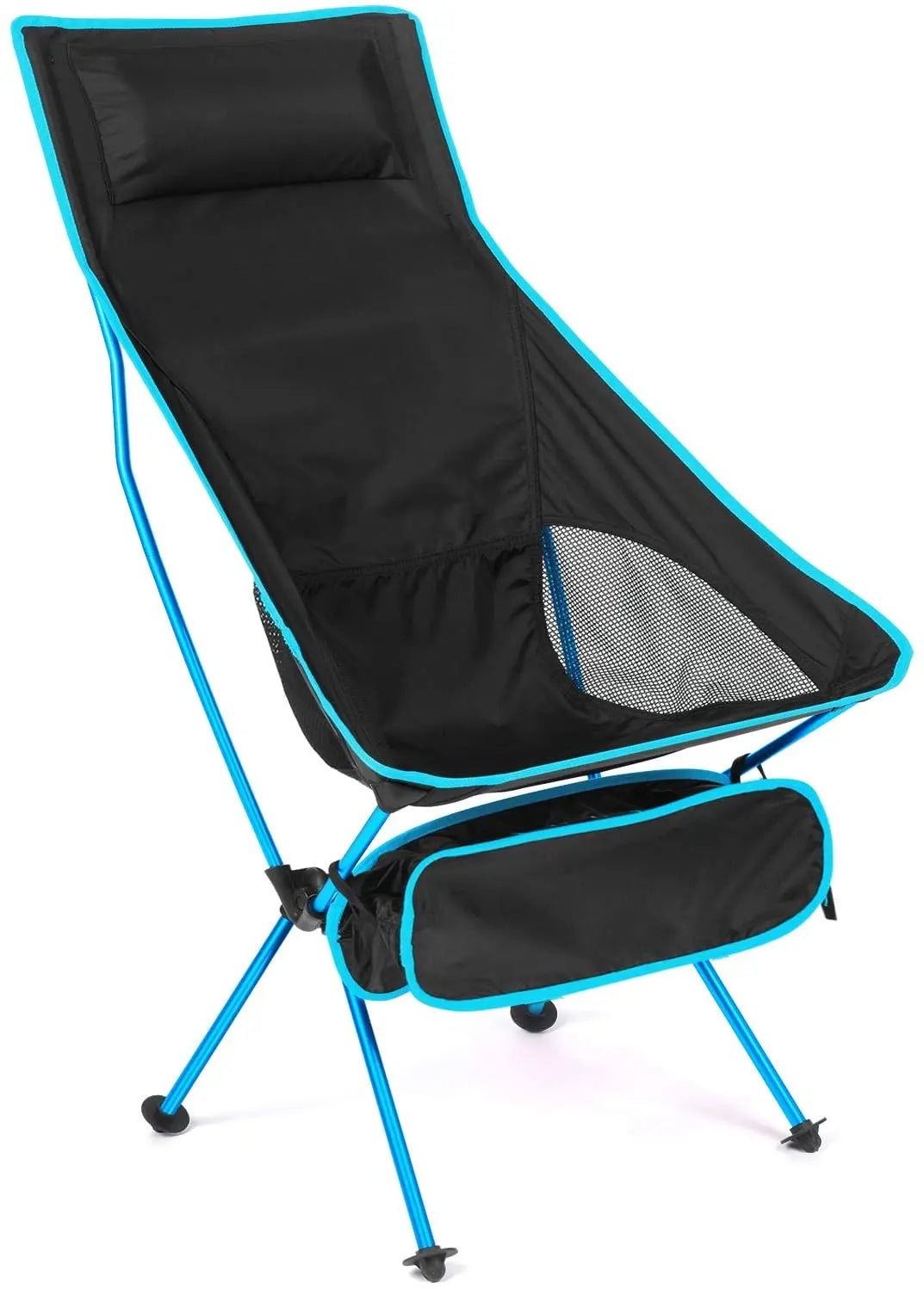 Chaise Pliante Aluminium - Légère + Compacte pour Camping, Plage et VR (65x40cm)