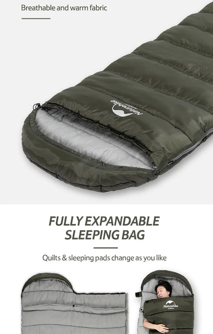 Naturehike Envelope Sleeping Bag | Cotton | Moderate Cold