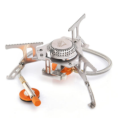 Hornillo Plegable Acero Inox - Encendido Integrado + Alta Montaña