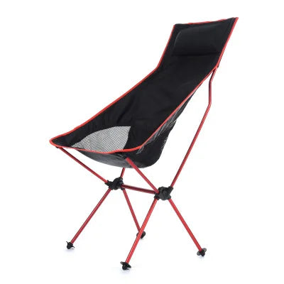 Chaise Pliante Aluminium - Légère + Compacte pour Camping, Plage et VR (65x40cm)