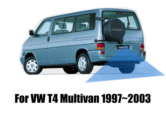 VW T4 Multivan 1997-2003 - Cámara Marcha Atrás HD con Líneas de Guía