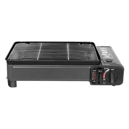 Hornillo Gas Acero Inox - Encendido Integrado + Portátil para Camping y RV