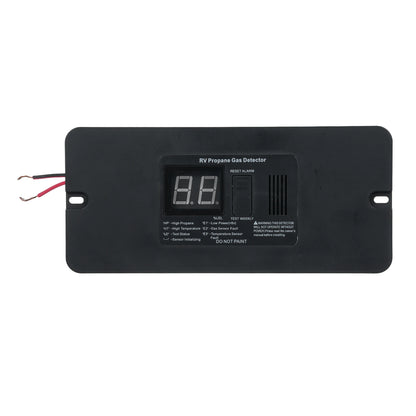 Detector Digital de Gas Propano 12V para RV y Cocina | Alarma de Fugas con Pantalla y Botón Test/Reset
