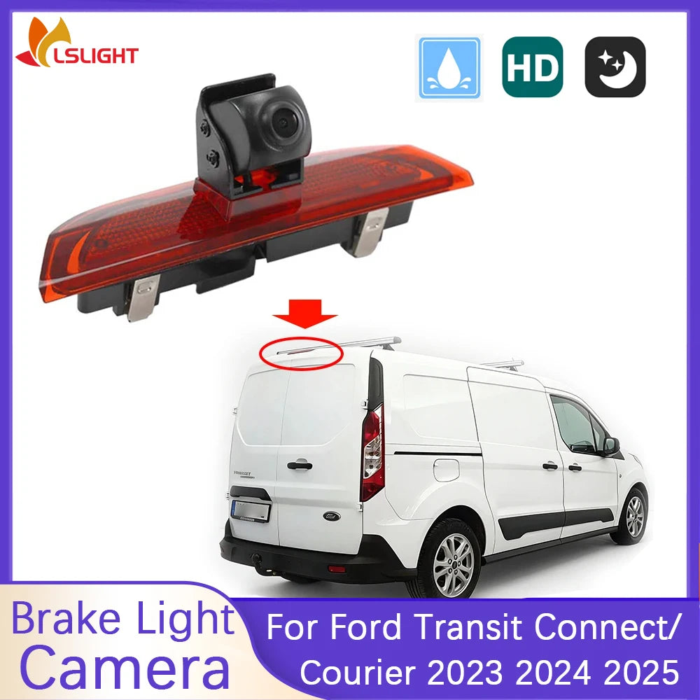 Caméra de recul AHD/CVBS intégrée au 3ème feu stop - Ford Transit Connect/Courier 2023-2025
