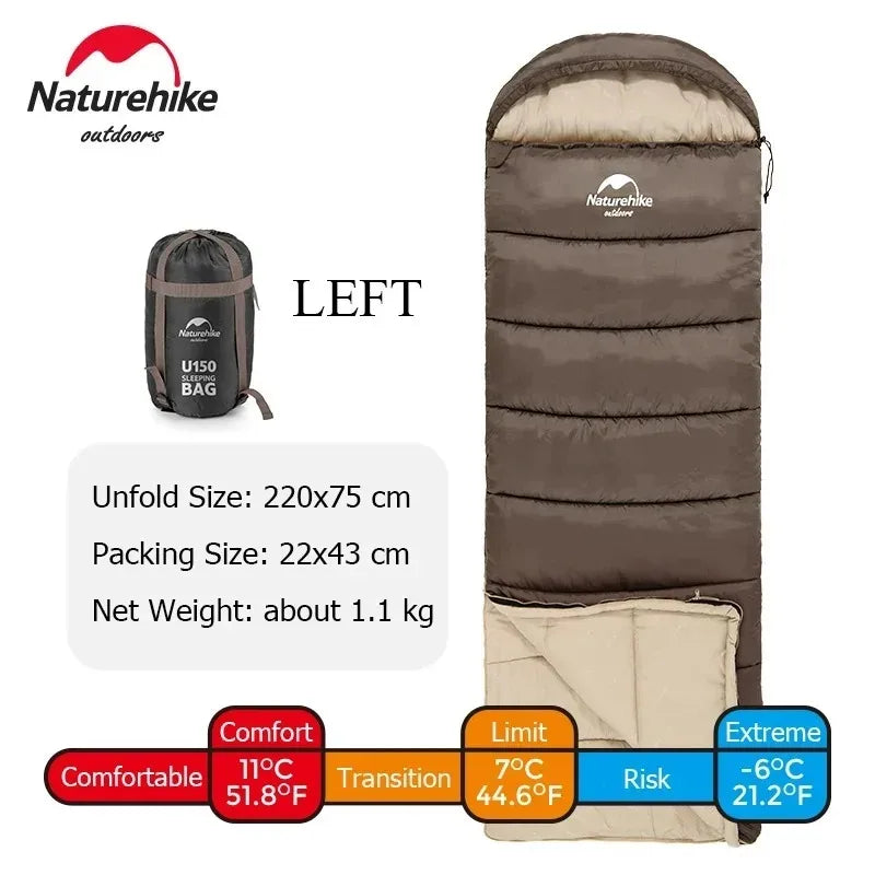 Naturehike Envelope Sleeping Bag | Cotton | Moderate Cold