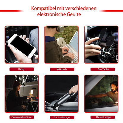 Inversor de Corriente 12V a 220V Compacto | 500W–1000W | Convertidor DC/AC Portátil para RV y Camper