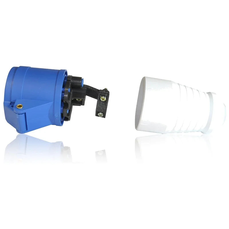 Conectores de Enchufe para Alimentación de Red – Adaptador Macho o Hembra para Autocaravana / Caravana / Camper