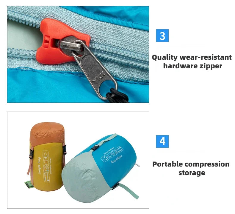 Sac de couchage en duvet de canard | 3 saisons