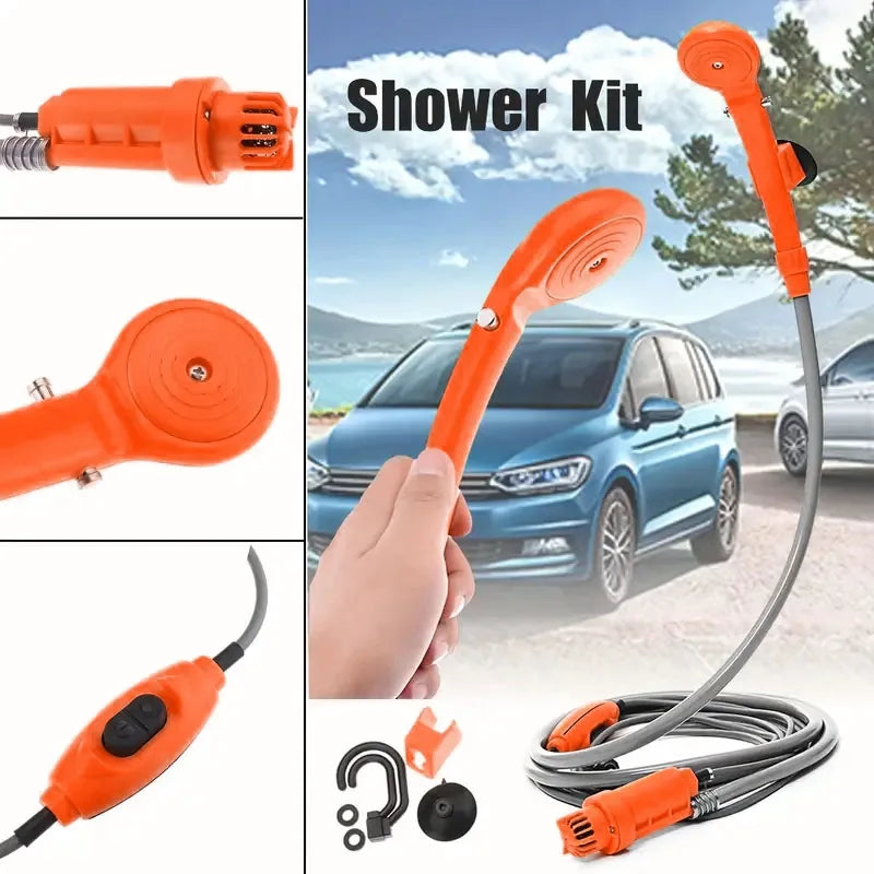 Douche portable 12 V pour voiture et camping