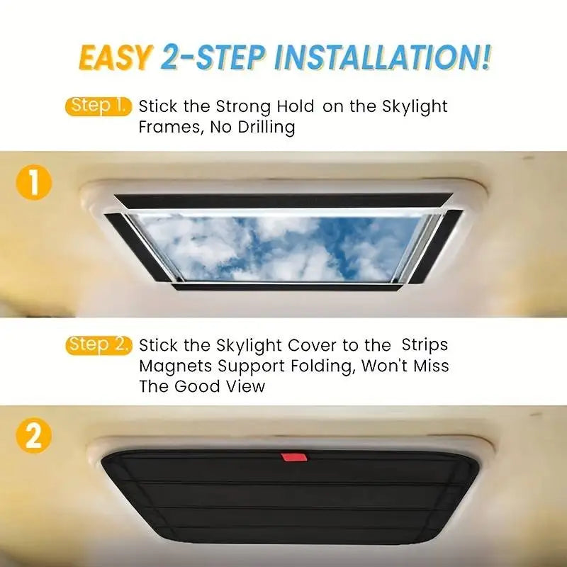 Foldable Insulating Cover for Skylight