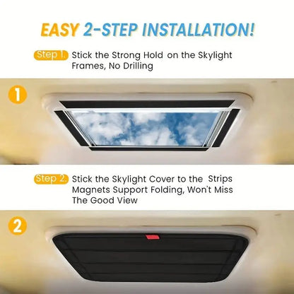 Foldable Insulating Cover for Skylight