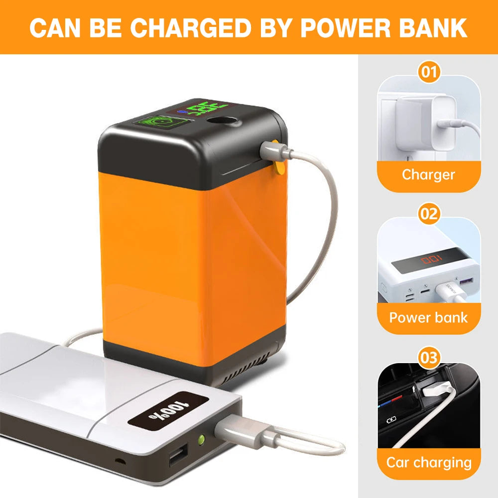 Pompe de douche électrique portable – Rechargeable USB pour le camping